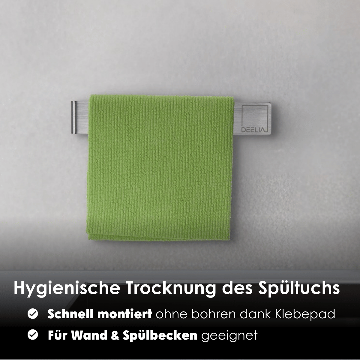 Spültuchhalter ohne bohren
