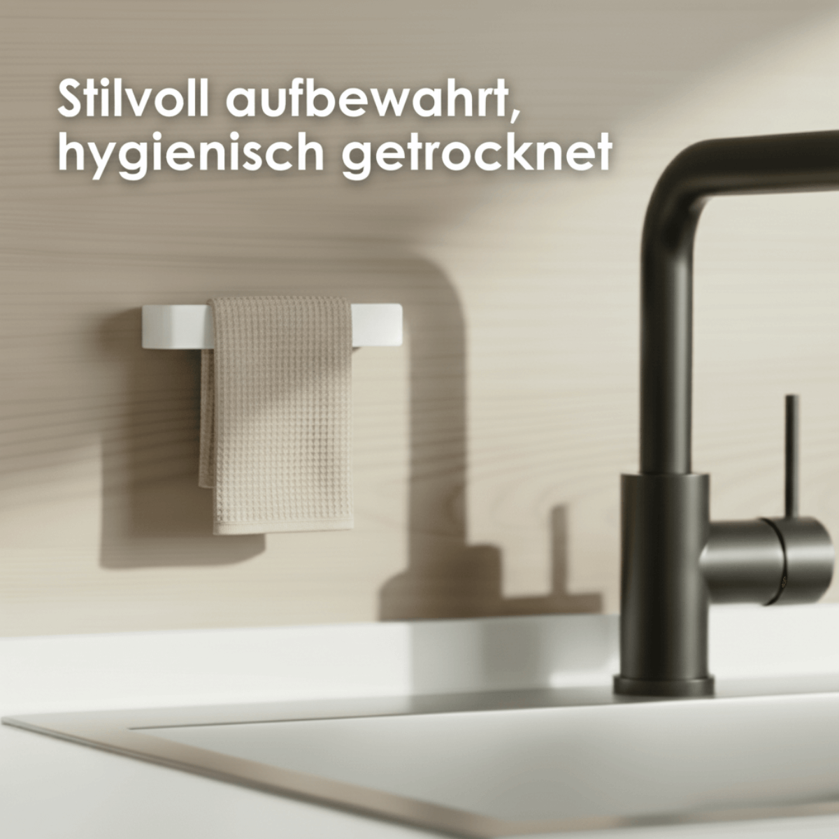 Spültuchhalter ohne Bohren