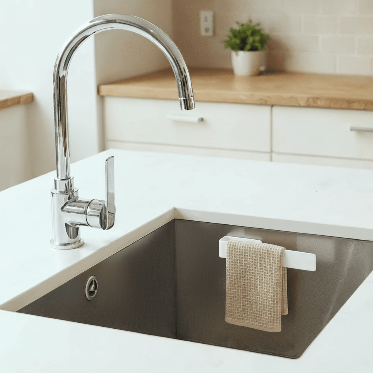 Spültuchhalter ohne Bohren