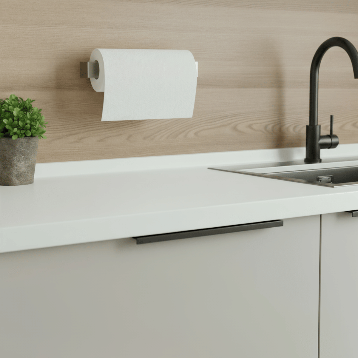 Küchenrollenhalter ohne Bohren