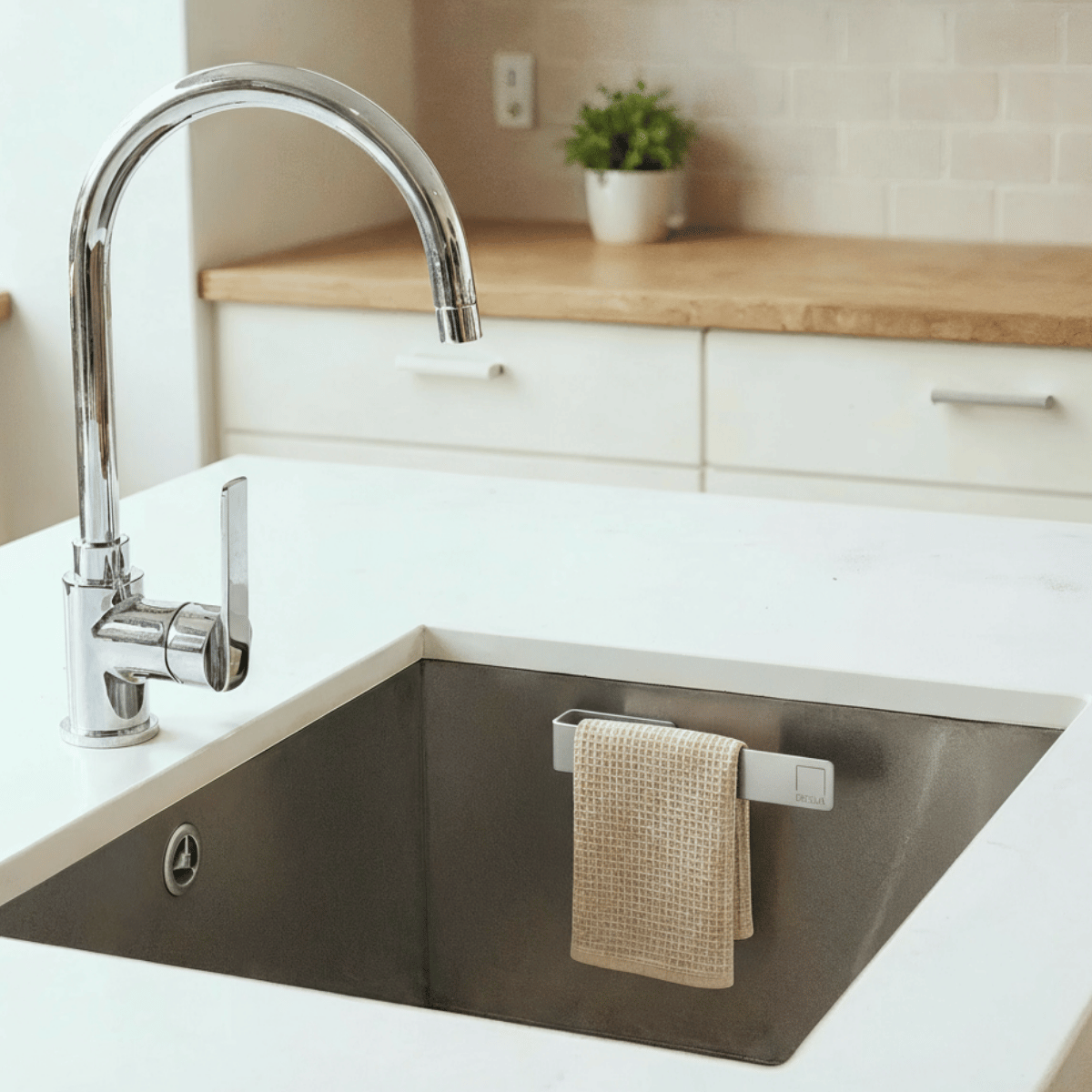 Spültuchhalter ohne Bohren