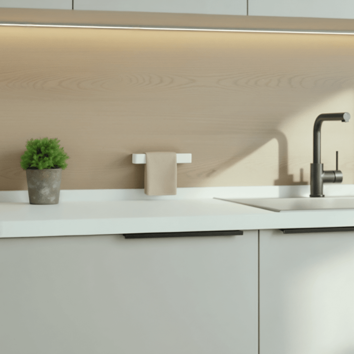 Spültuchhalter ohne Bohren