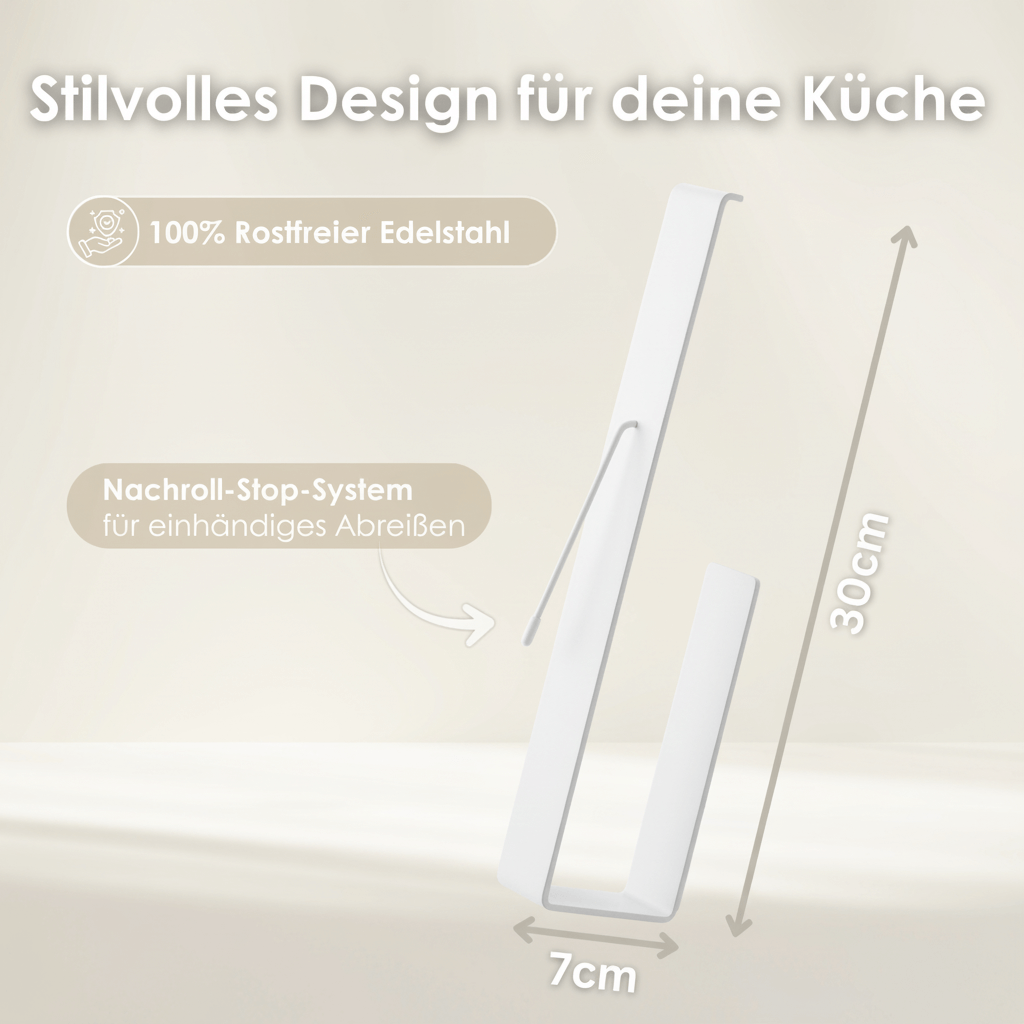 Küchenrollenhalter ohne Bohren