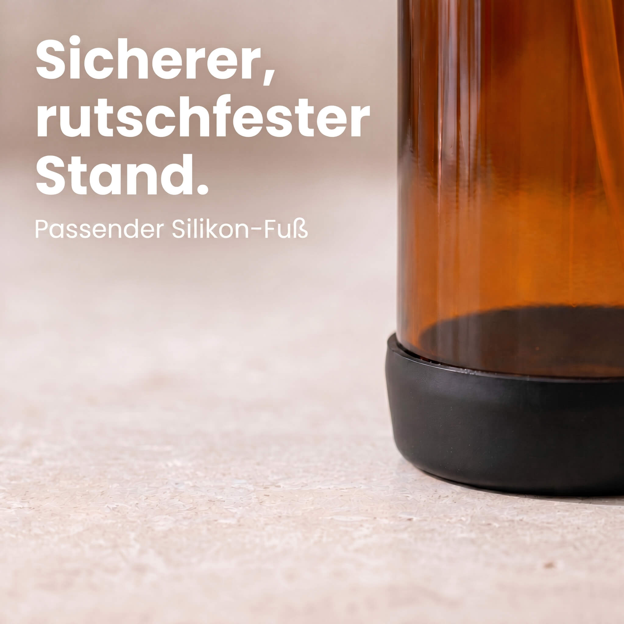 Seifenspender aus Braunglas 2er Set