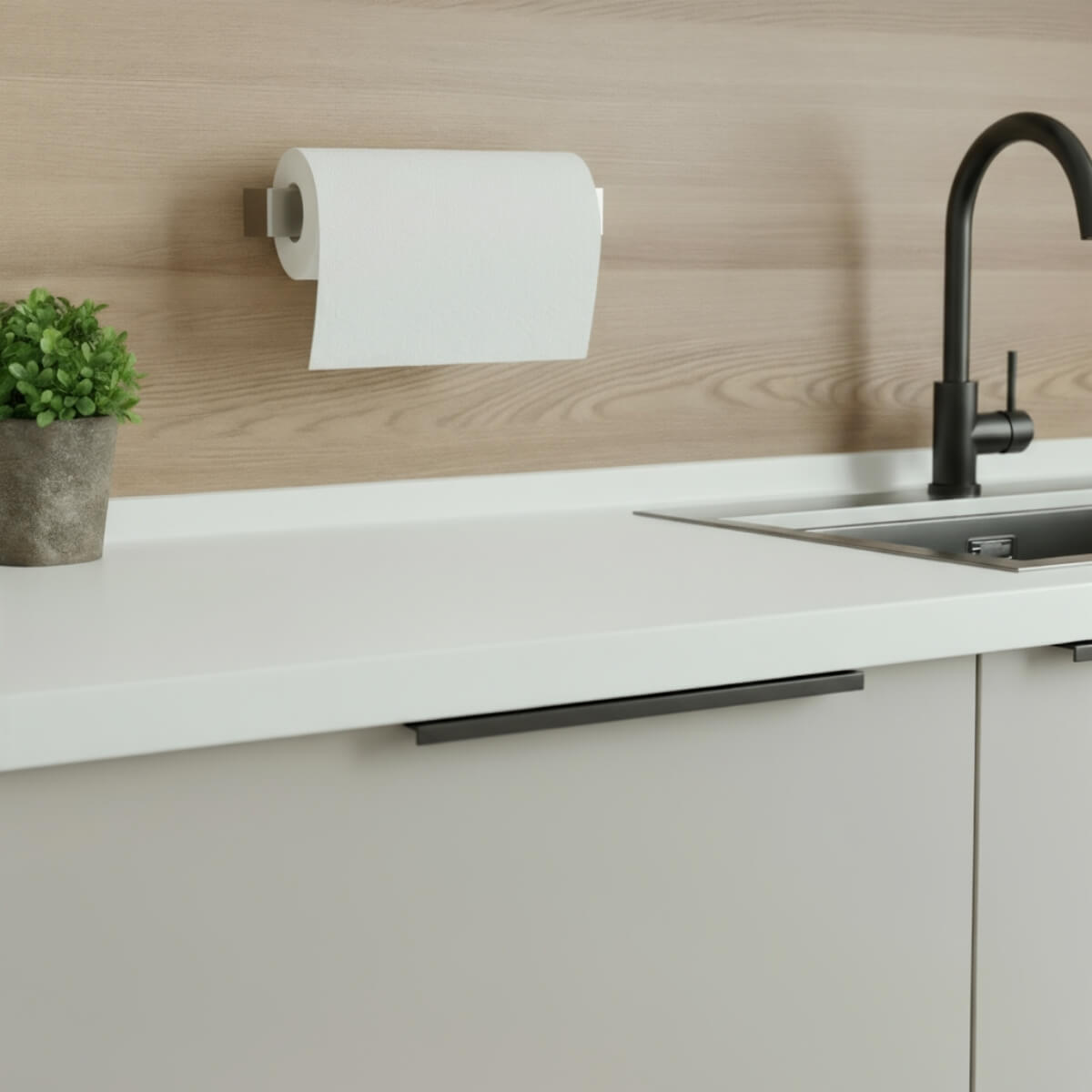 Küchenrollenhalter ohne Bohren