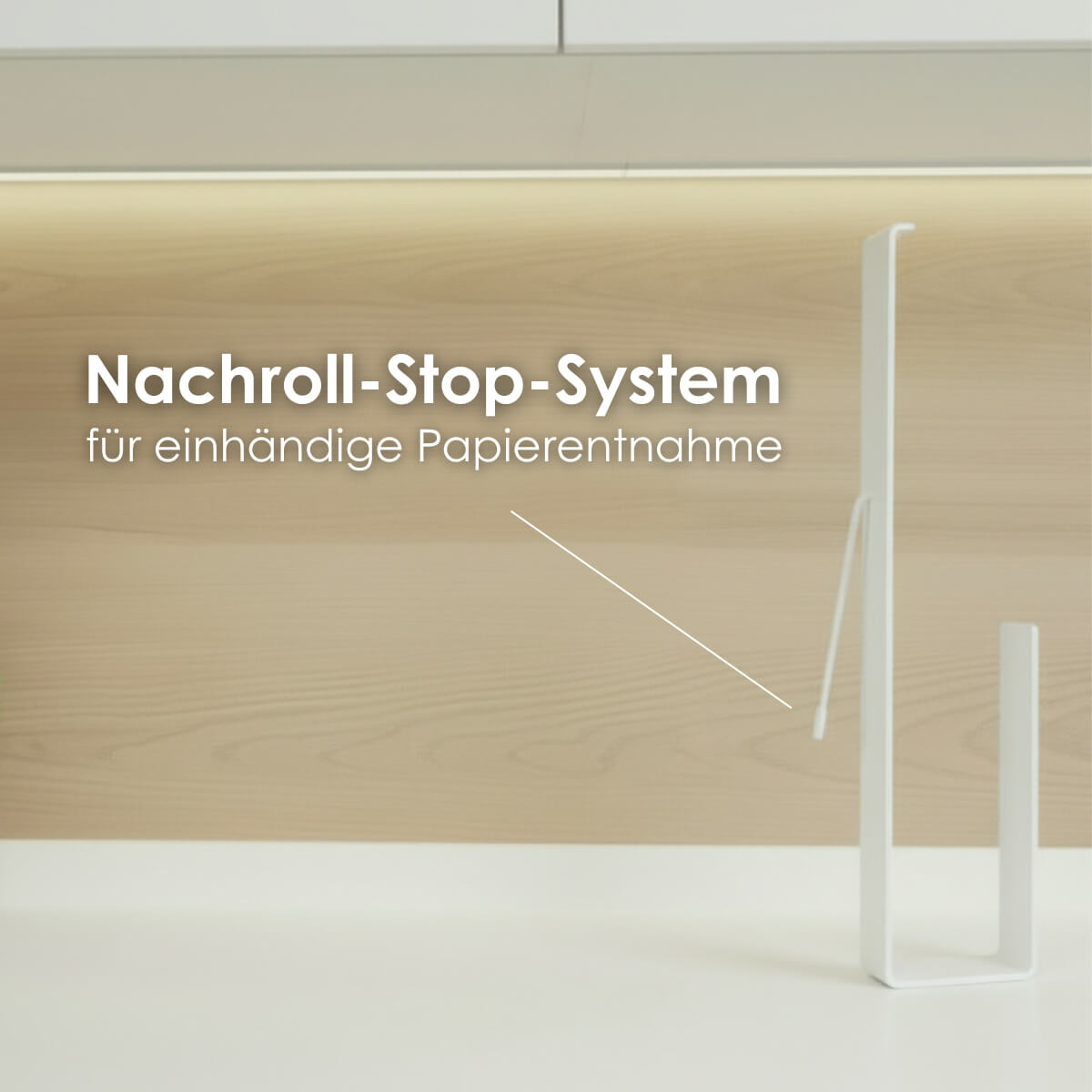 Küchenrollenhalter ohne Bohren