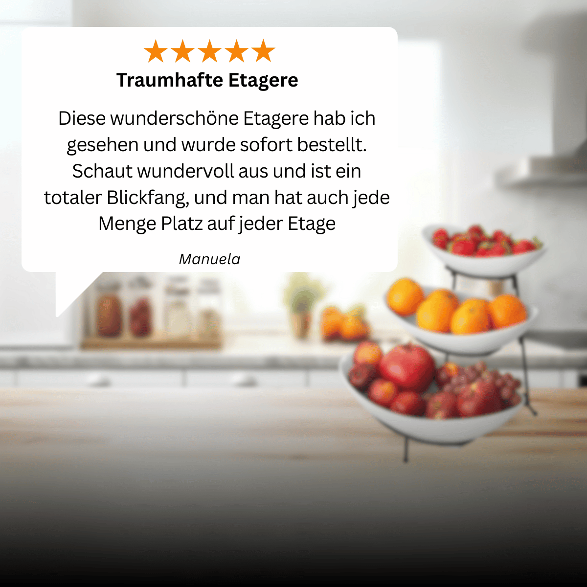 Etagere 3 - stöckig - DEELIA