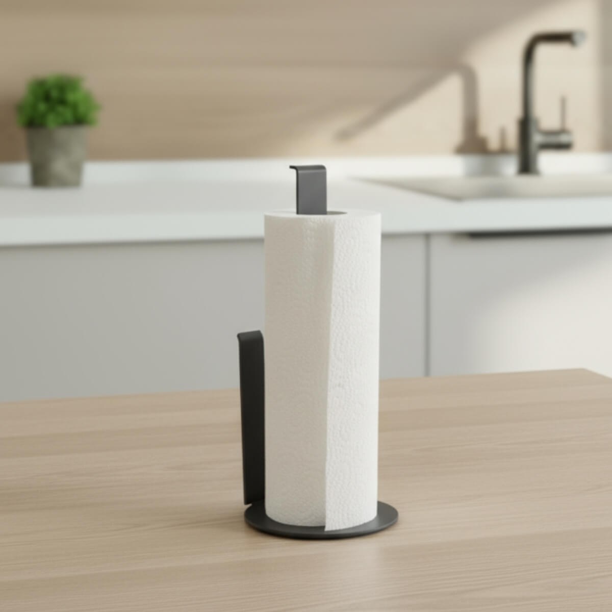 Küchenrollenhalter stehend