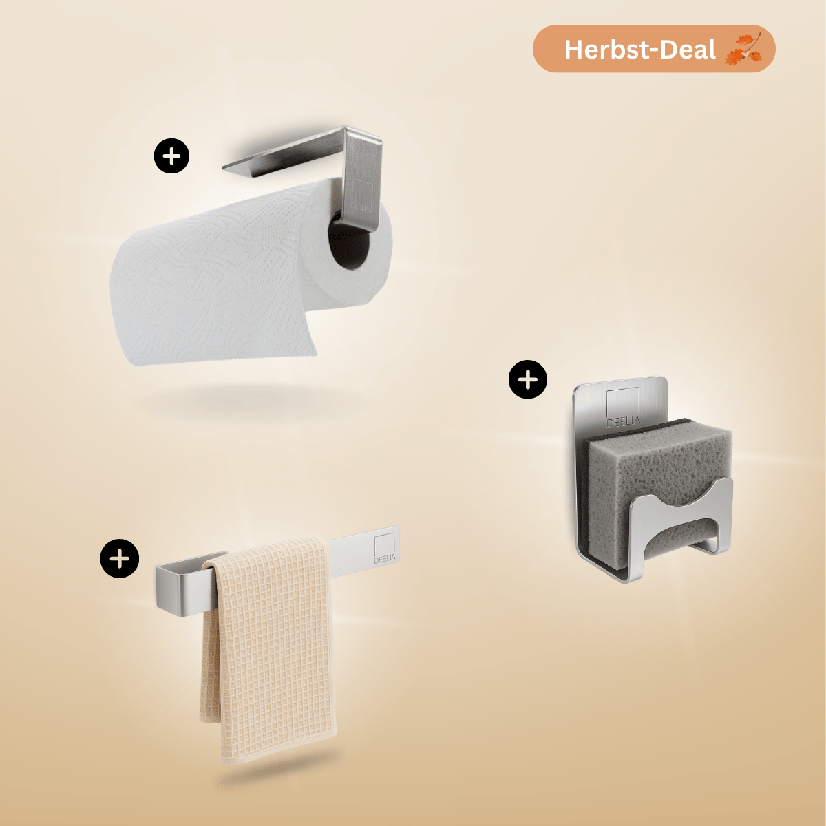 Küchen-Organisation Komfort Set - silber