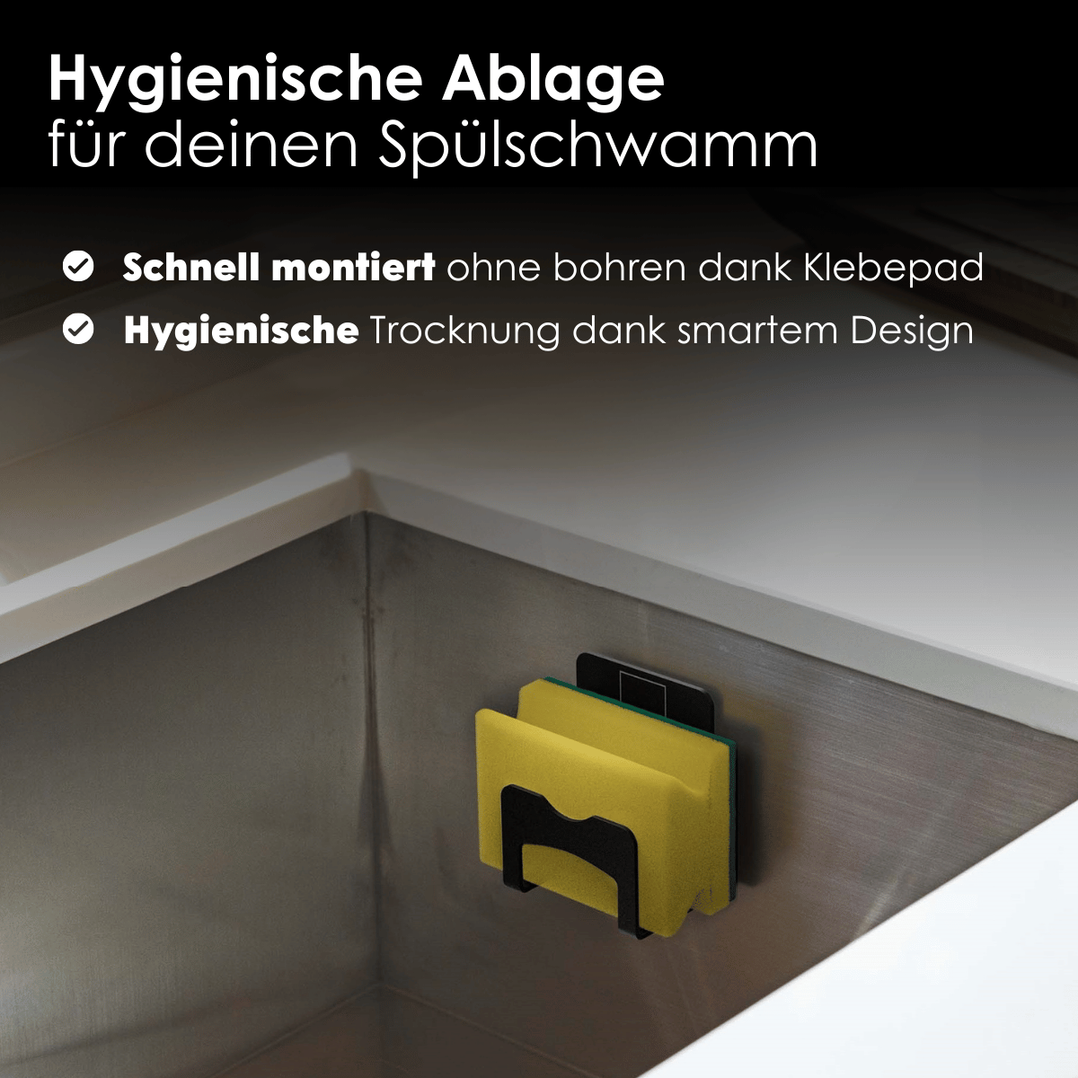 Schwammhalter ohne bohren