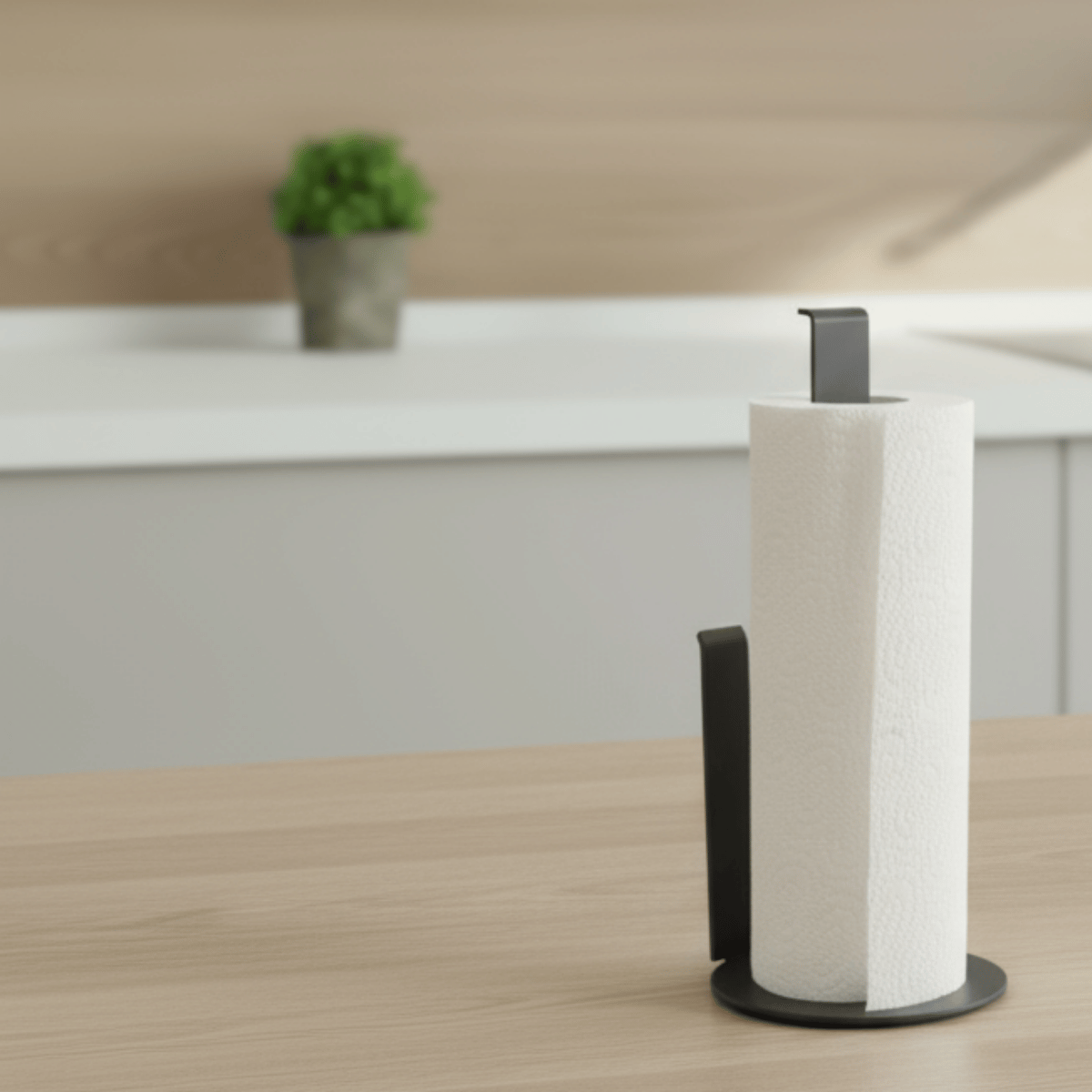 Küchenrollenhalter stehend