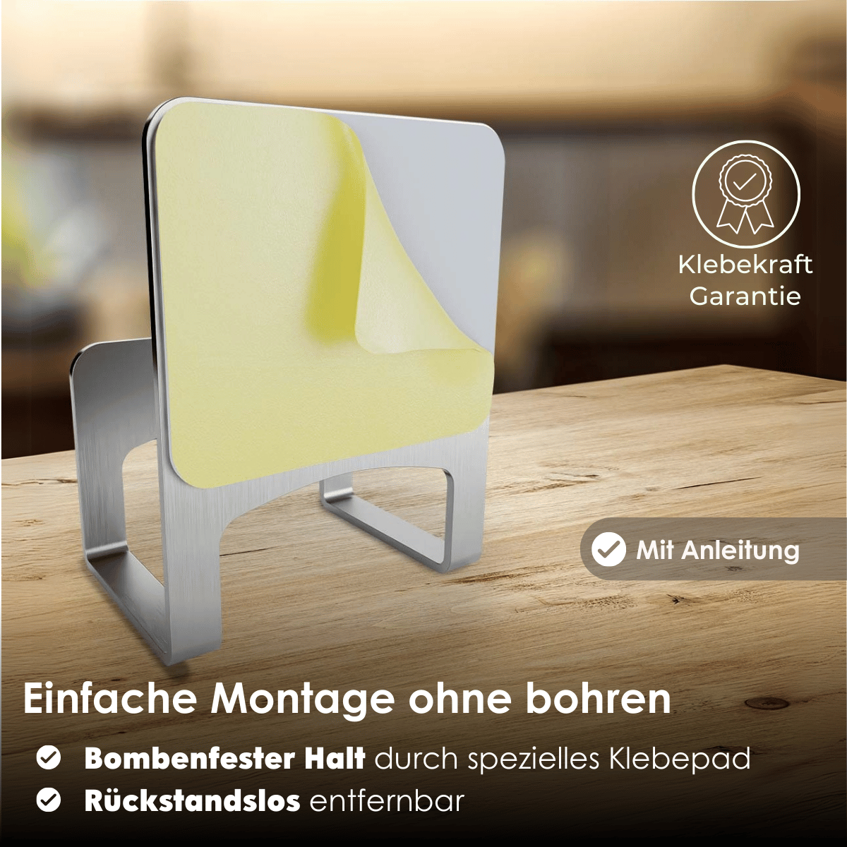 Schwammhalter ohne bohren
