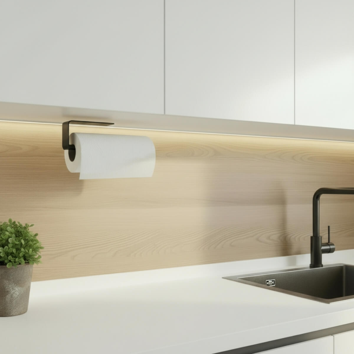 Küchenrollenhalter ohne Bohren