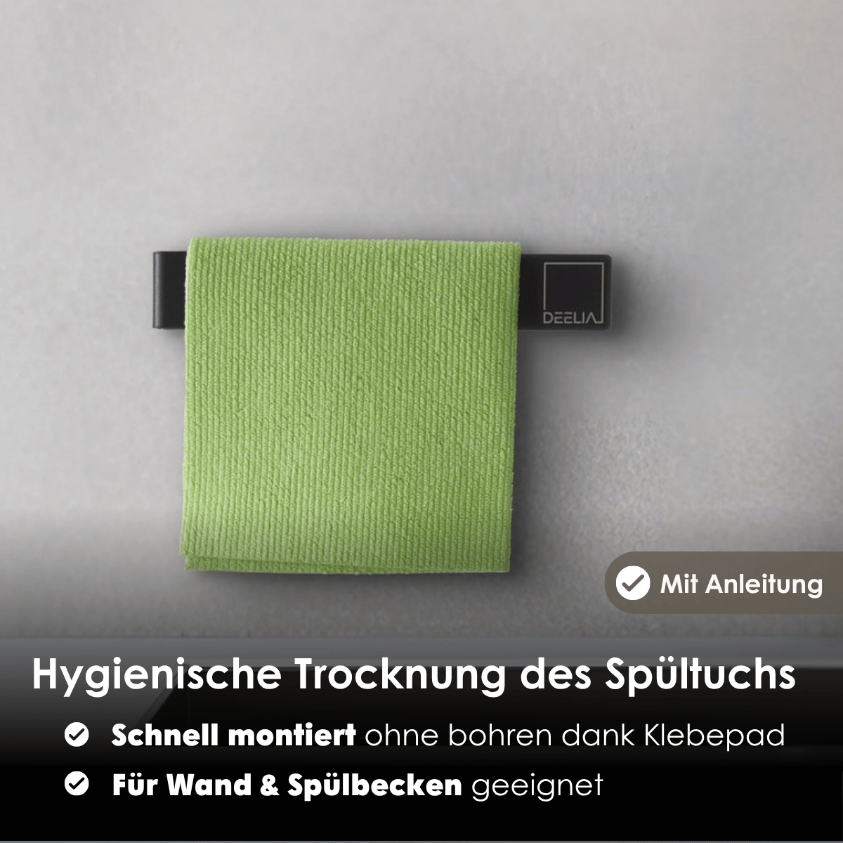 Küchen-Organisation Starter Set - schwarz