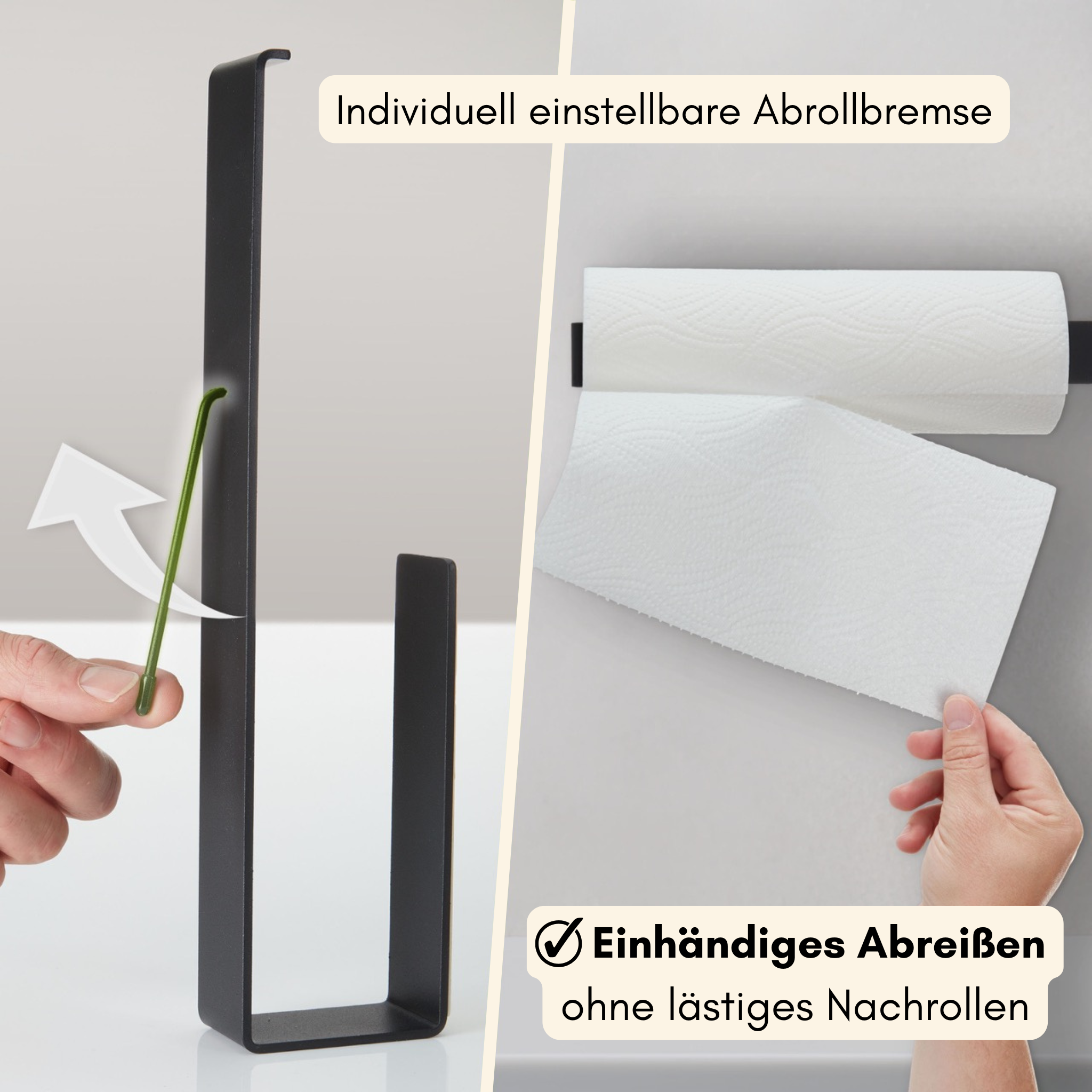 Küchenrollenhalter ohne bohren
