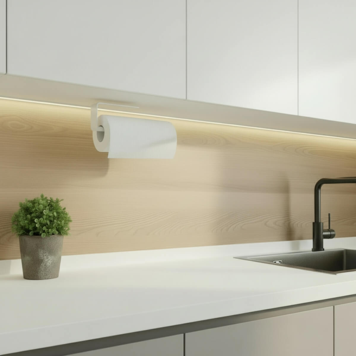 Küchenrollenhalter ohne Bohren