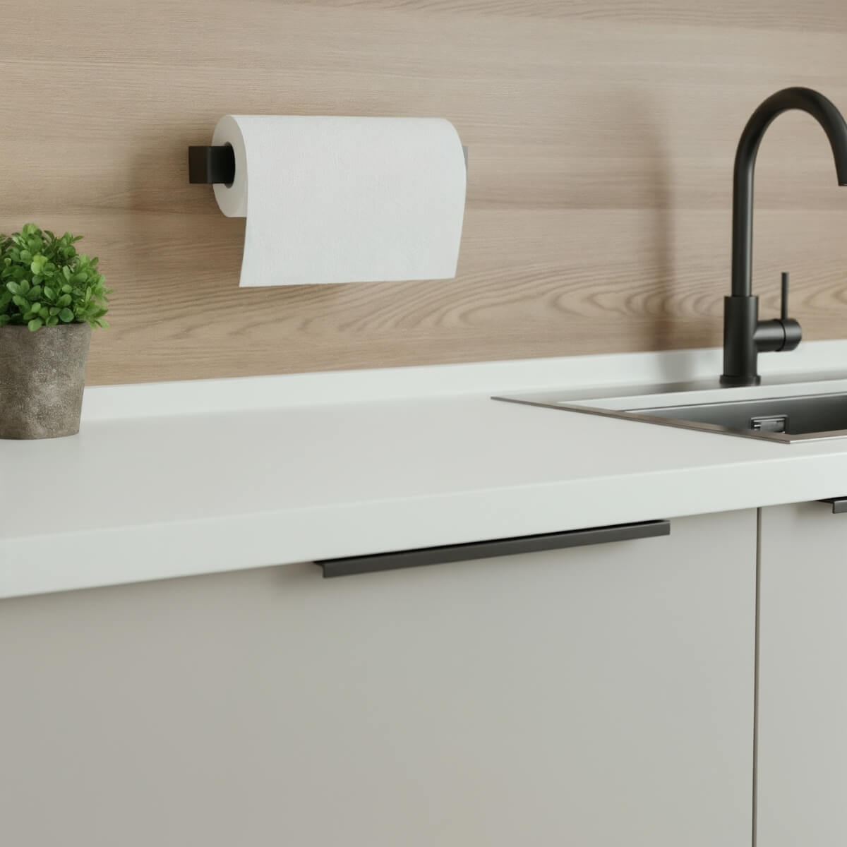 Küchenrollenhalter ohne Bohren