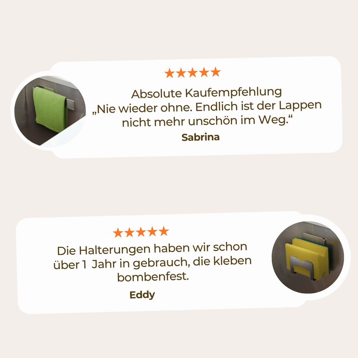 Küchen-Organisation Starter Set - silber