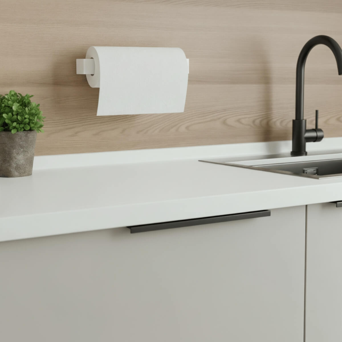 Küchenrollenhalter ohne Bohren