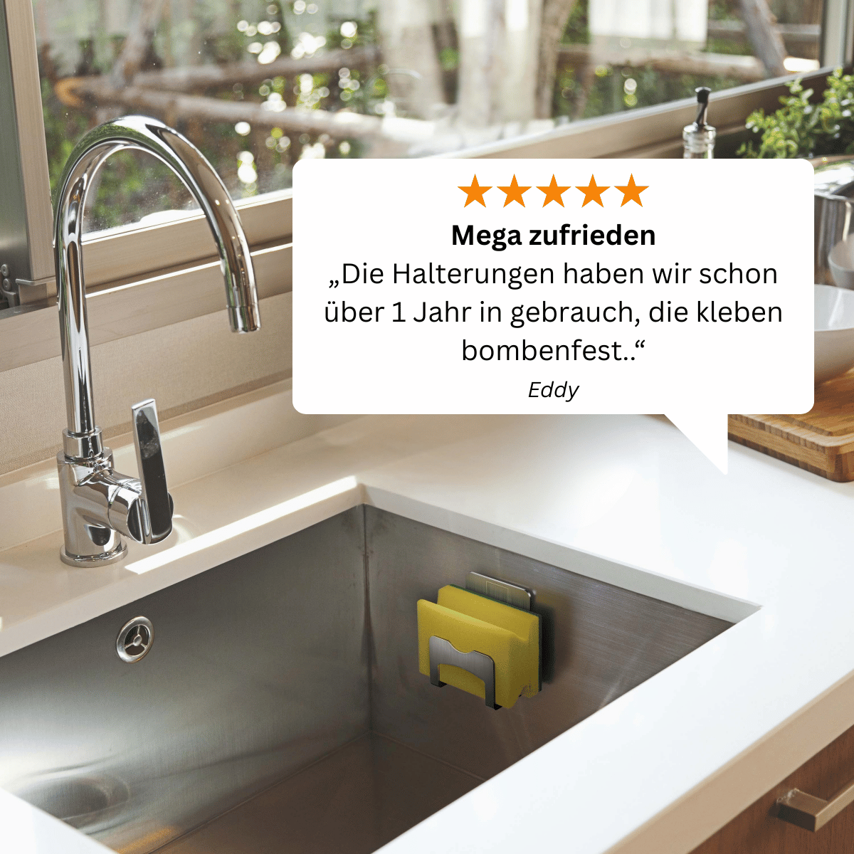 Schwammhalter ohne bohren