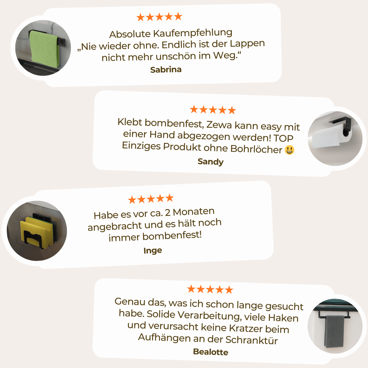 Ordnungshelfer Premium Set - schwarz