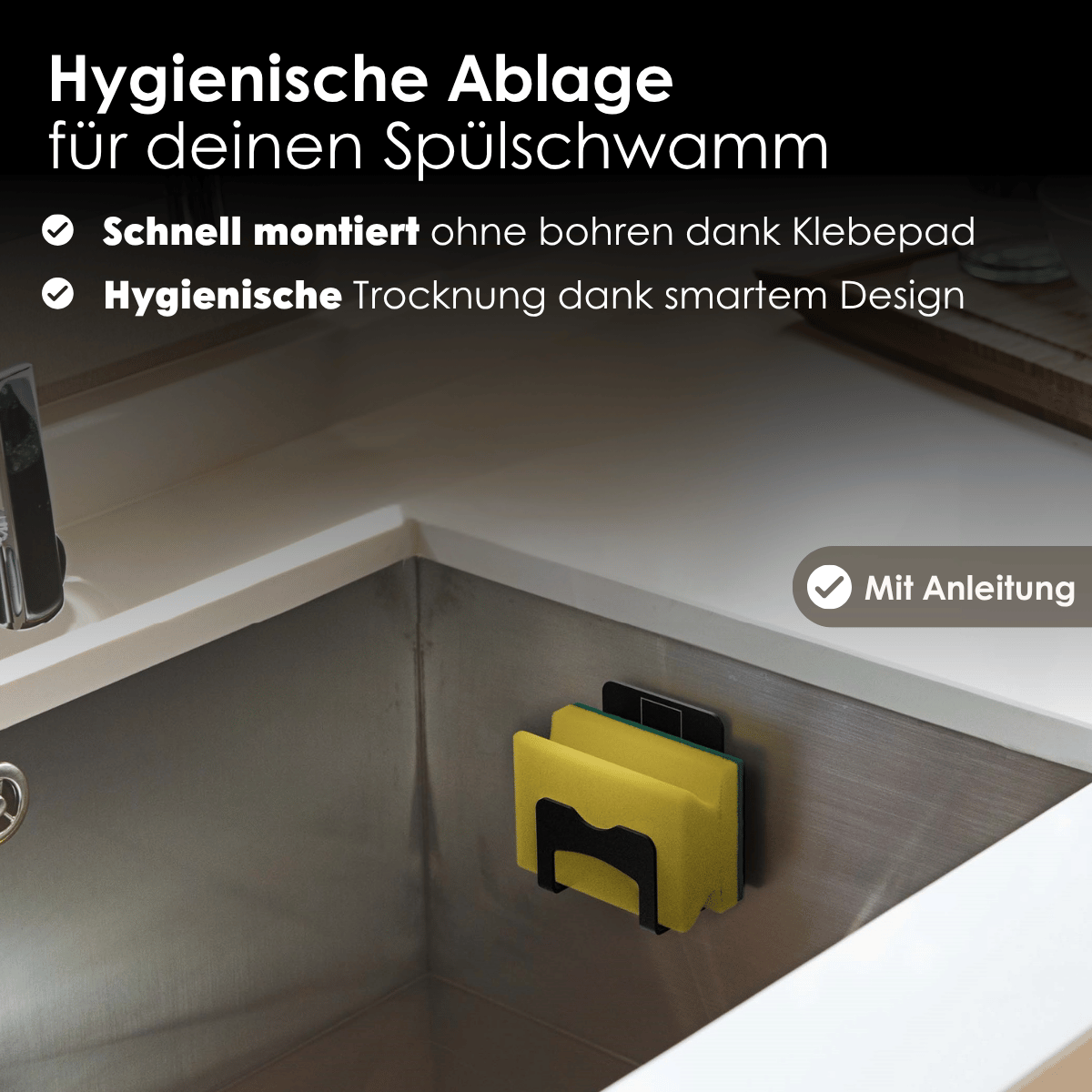 Küchen-Organisation Komfort Set - schwarz