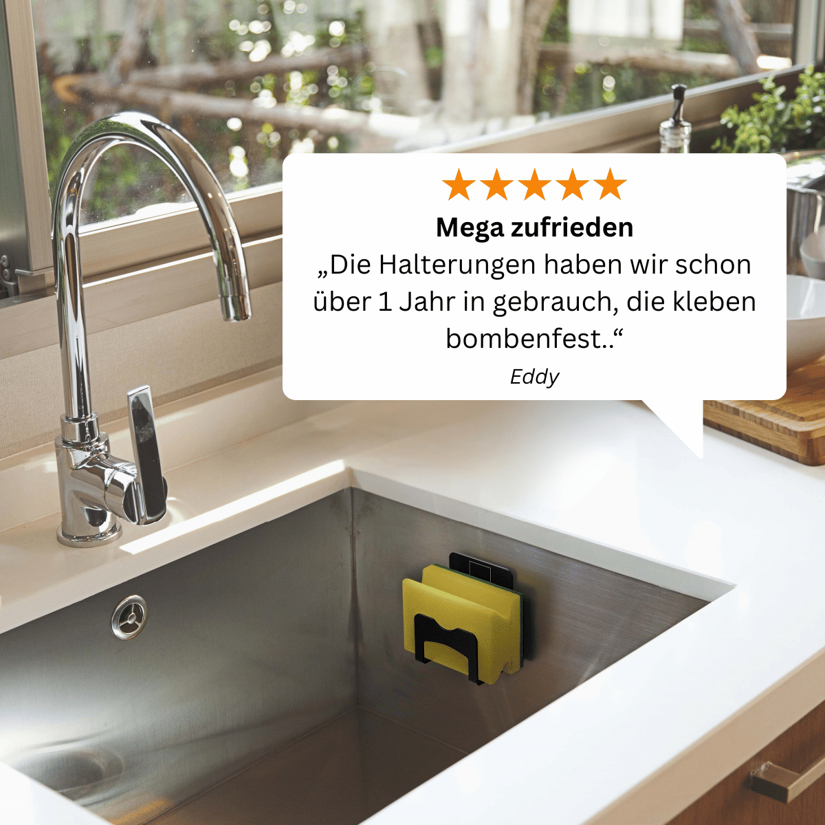 Schwammhalter ohne bohren