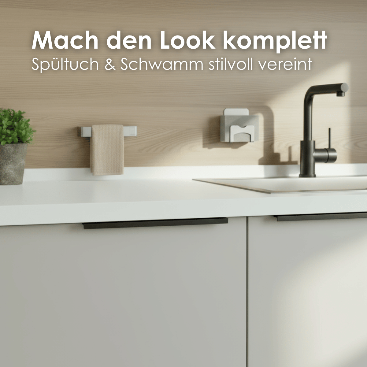 Spültuchhalter ohne Bohren