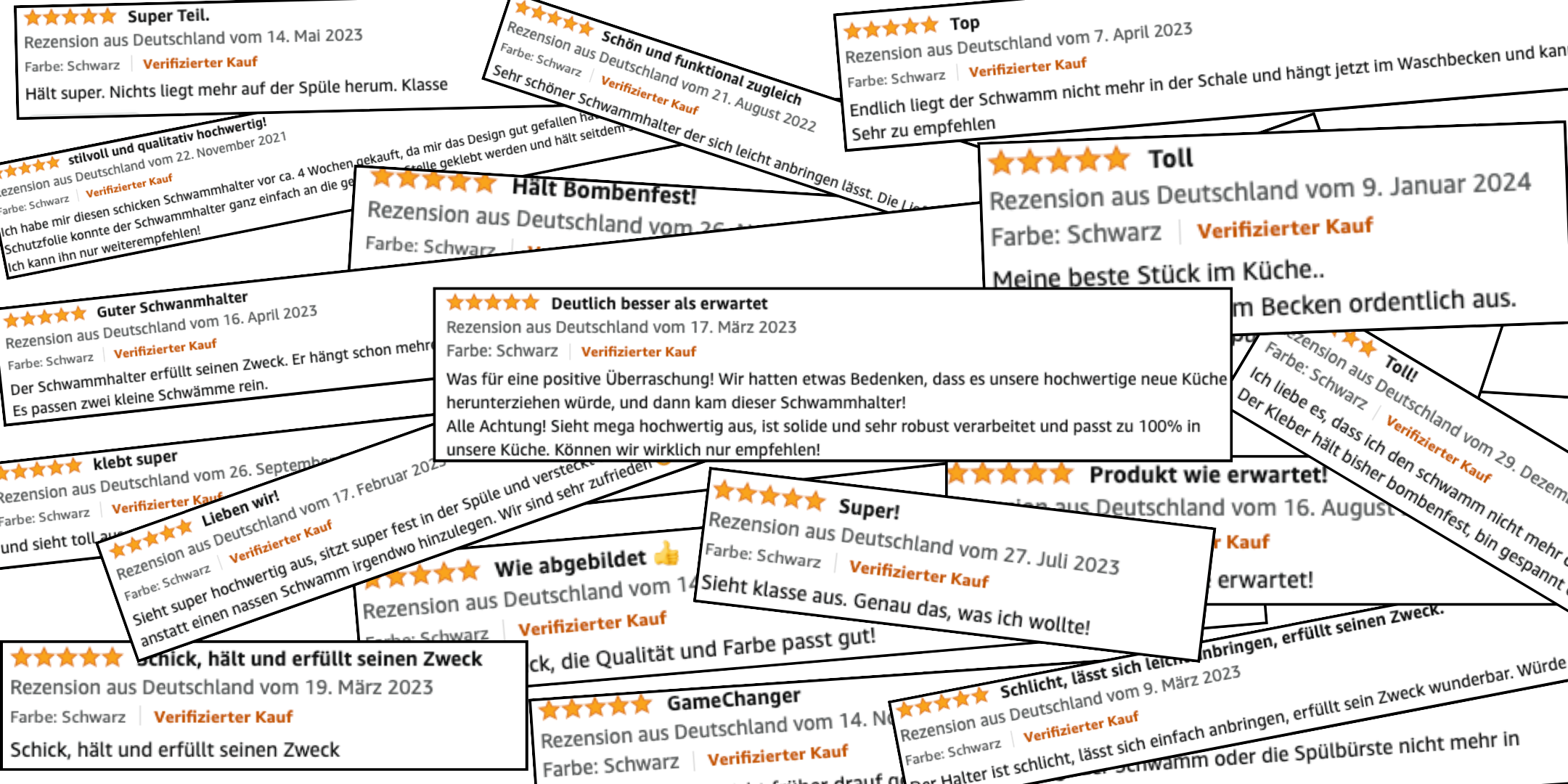 DEELIA®: Schwammhalter Bewertungen Banner